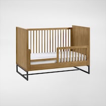camryn light brown toddler rail   