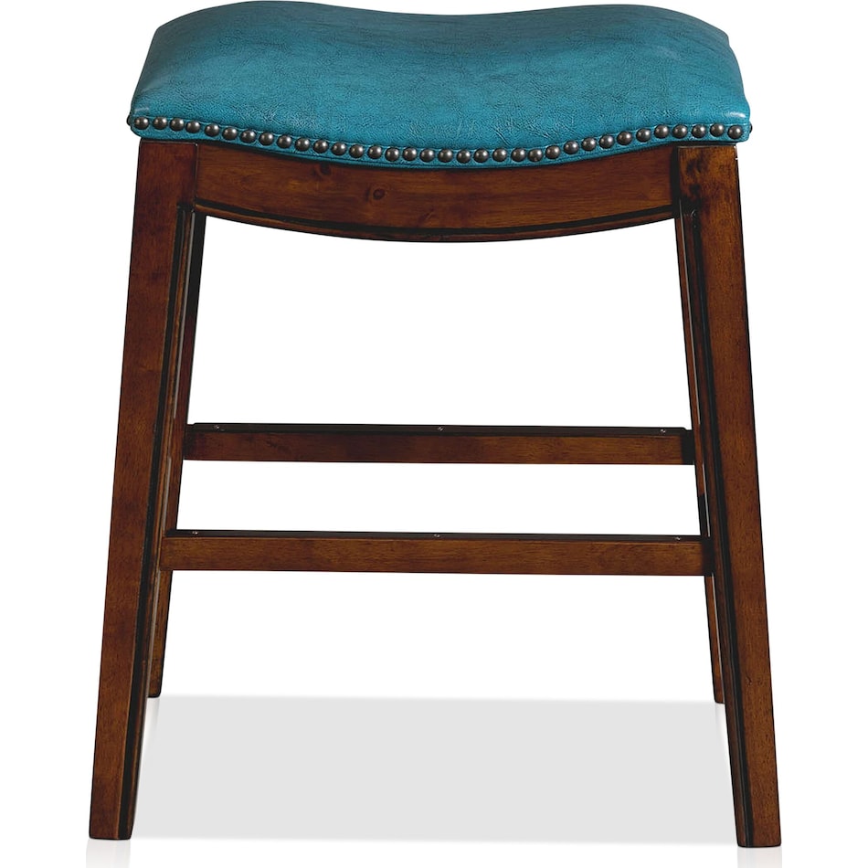 canby blue counter height stool   