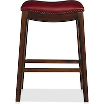 canby red bar stool   
