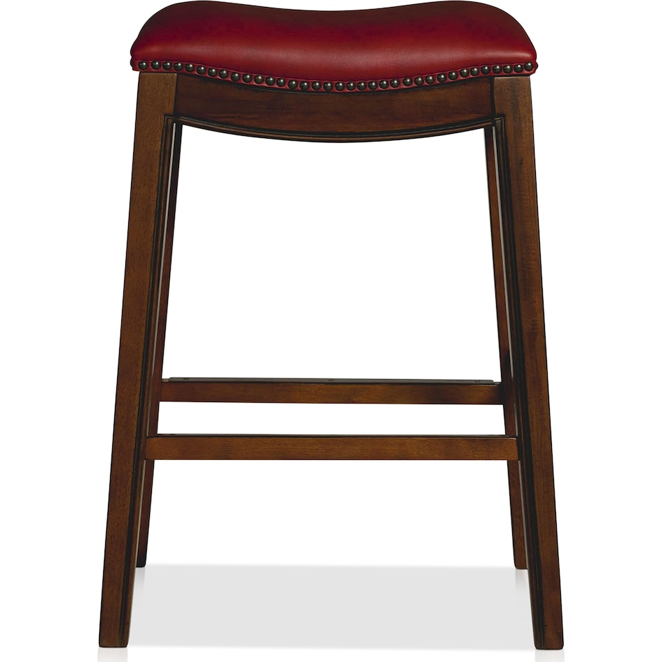 canby red bar stool   