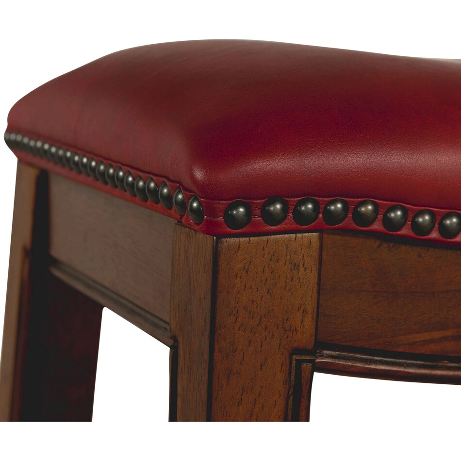 canby red bar stool   