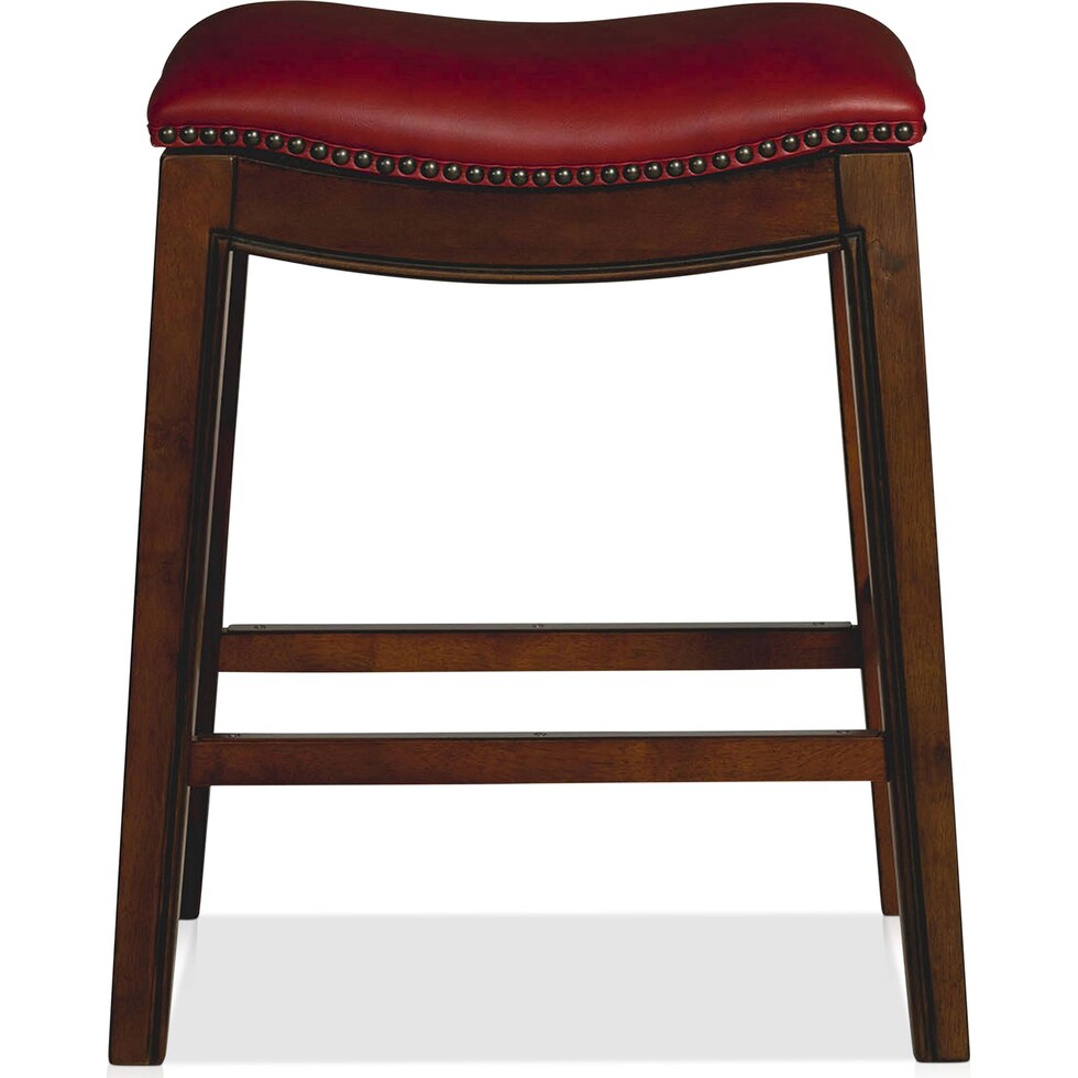 canby red counter height stool   
