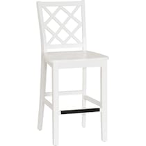 candice white counter height stool   