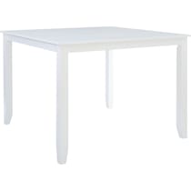 candice white counter height table   