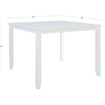 candice white counter height table   