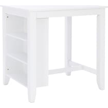 candice white counter height table   