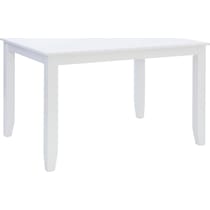 candice white dining table   