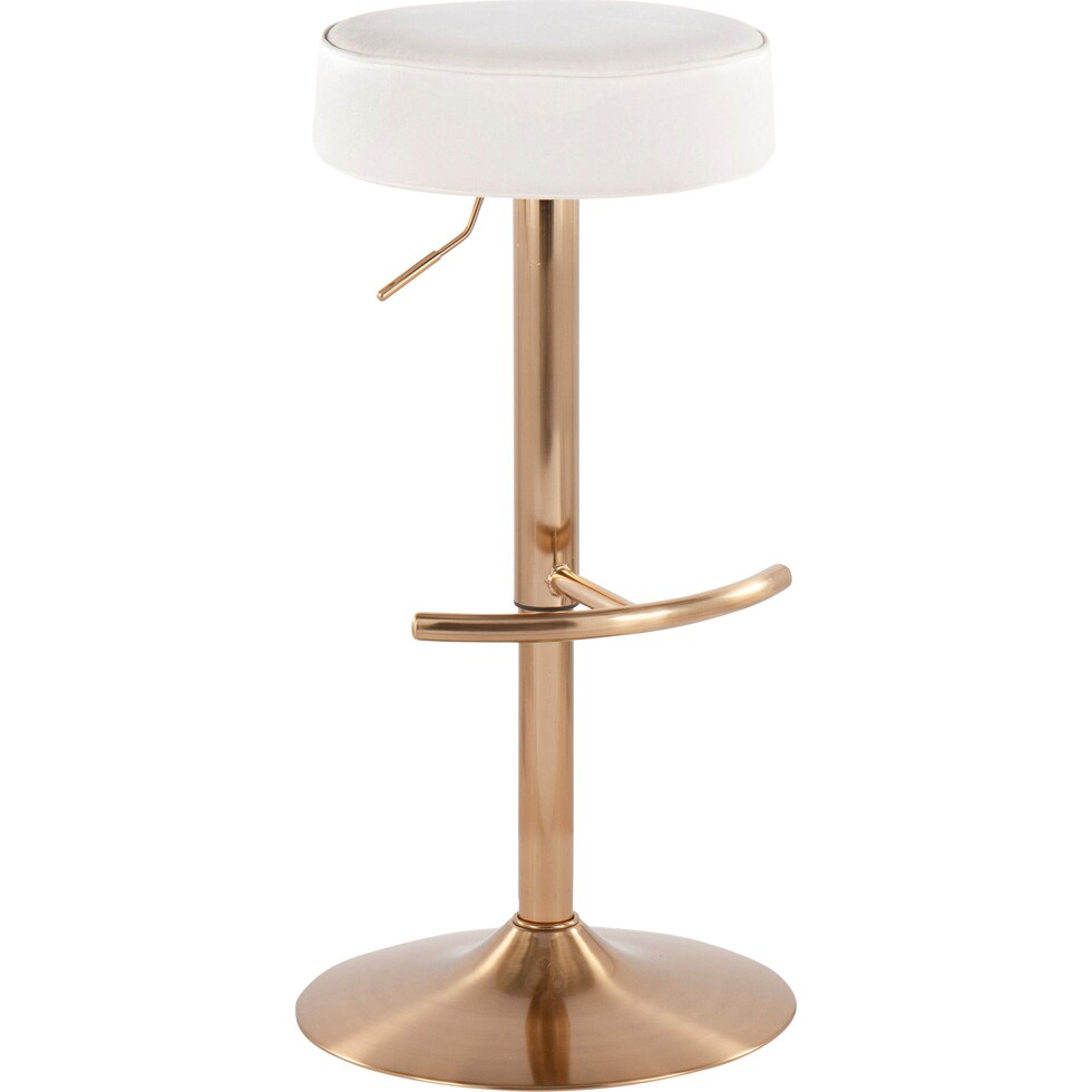 cannes white bar stool   