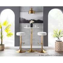cannes white bar stool   