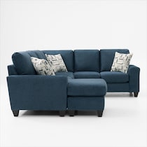canyon blue sectional   