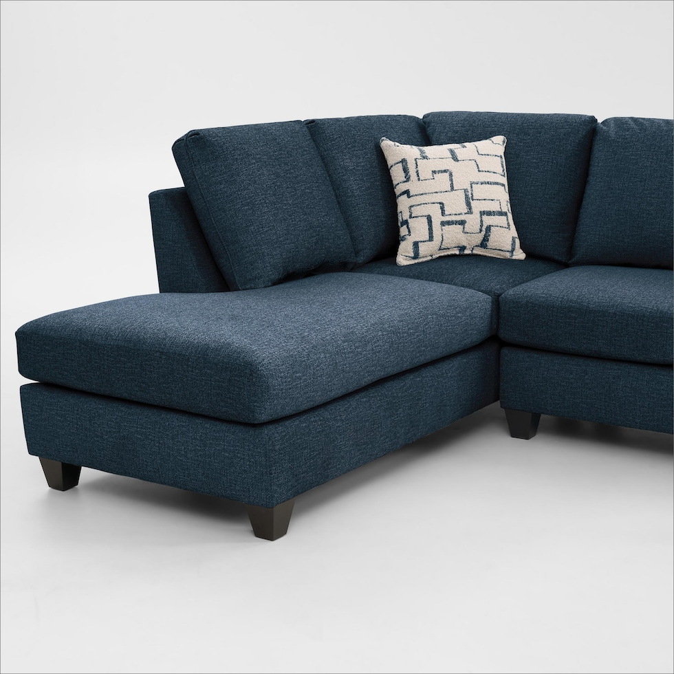 canyon blue sectional   