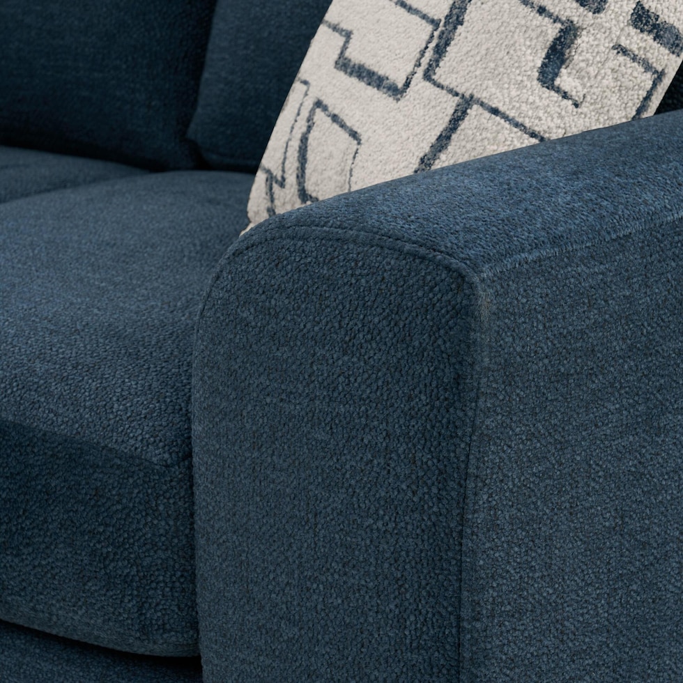 canyon blue sectional   