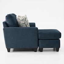 canyon blue sofa chaise   