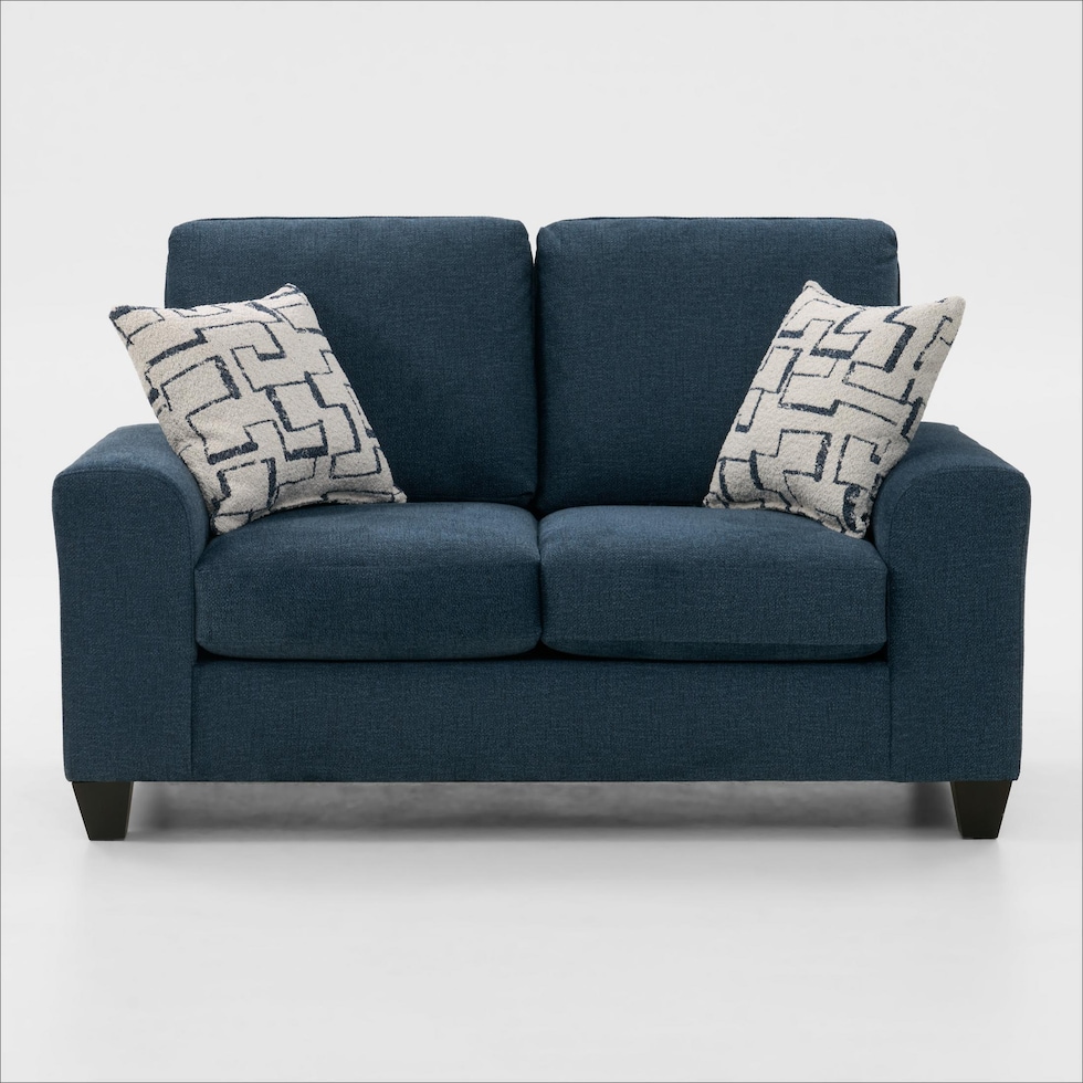 canyon blue sofa   