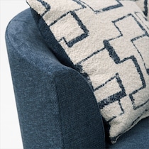 canyon blue swivel chair   