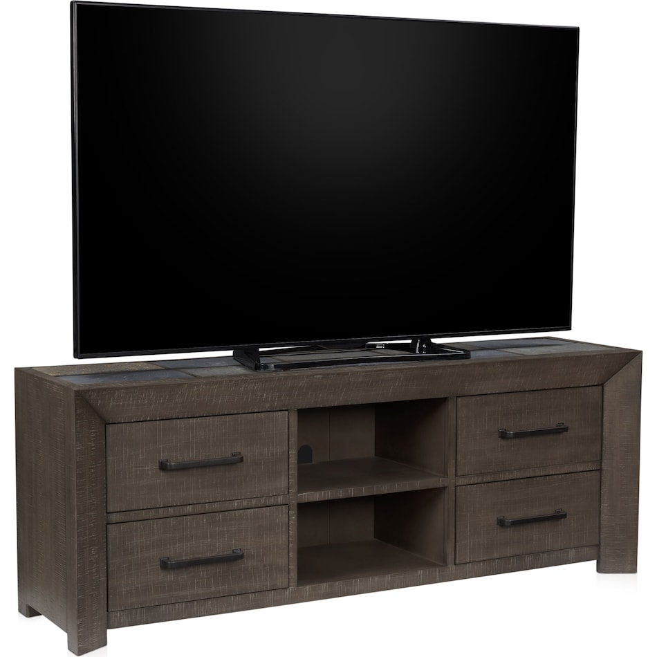 canyon dark brown tv stand   