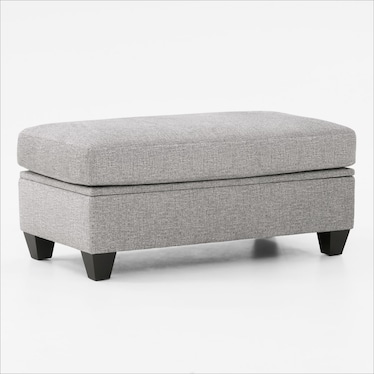 Canyon Storage Ottoman - Gray