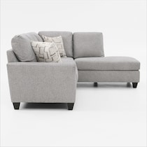 canyon gray sectional   
