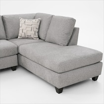 canyon gray sectional   