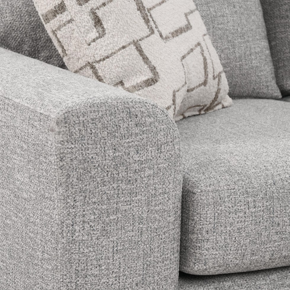 canyon gray sectional   