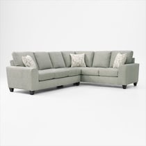 canyon green sectional   