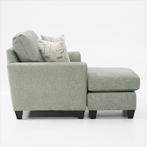 canyon green sofa chaise   
