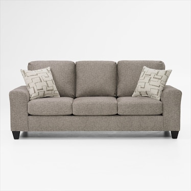 Canyon Sofa and Swivel Chair Set - Taupe