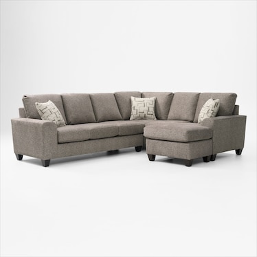 Canyon 2-Piece Sectional with Reversible Chaise