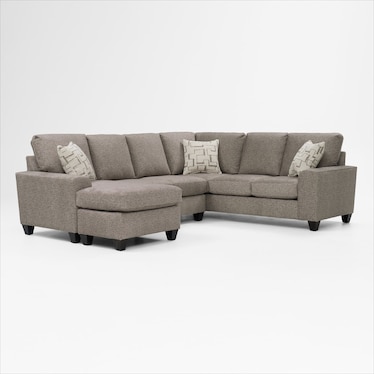 Canyon 2-Piece Sectional with Reversible Chaise