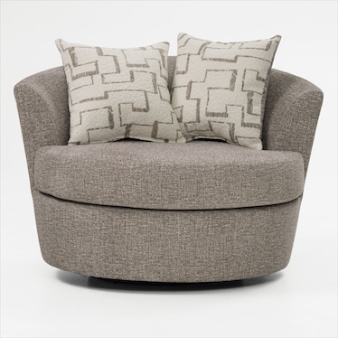 Canyon Swivel Chair - Taupe