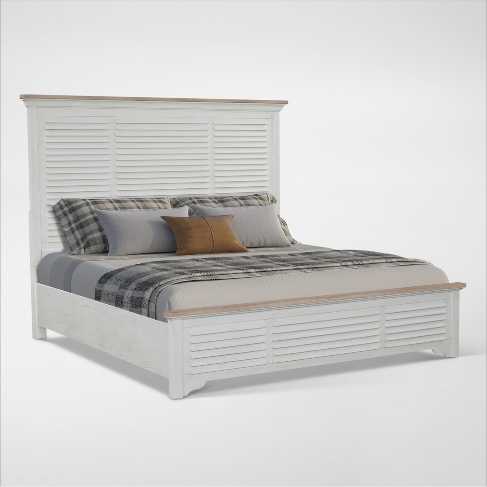 cape may light brown  pc queen bedroom   