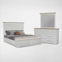 cape may light brown  pc queen bedroom   