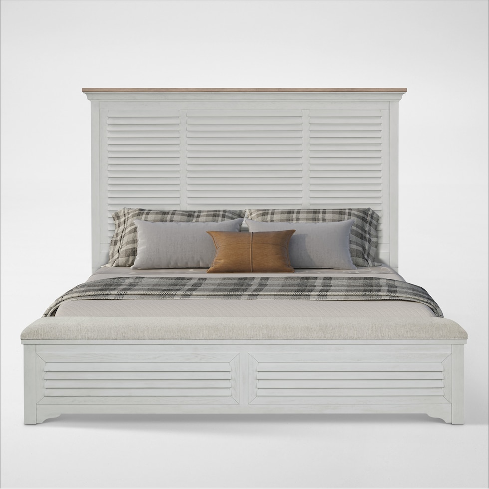 cape may light brown  pc queen bedroom   