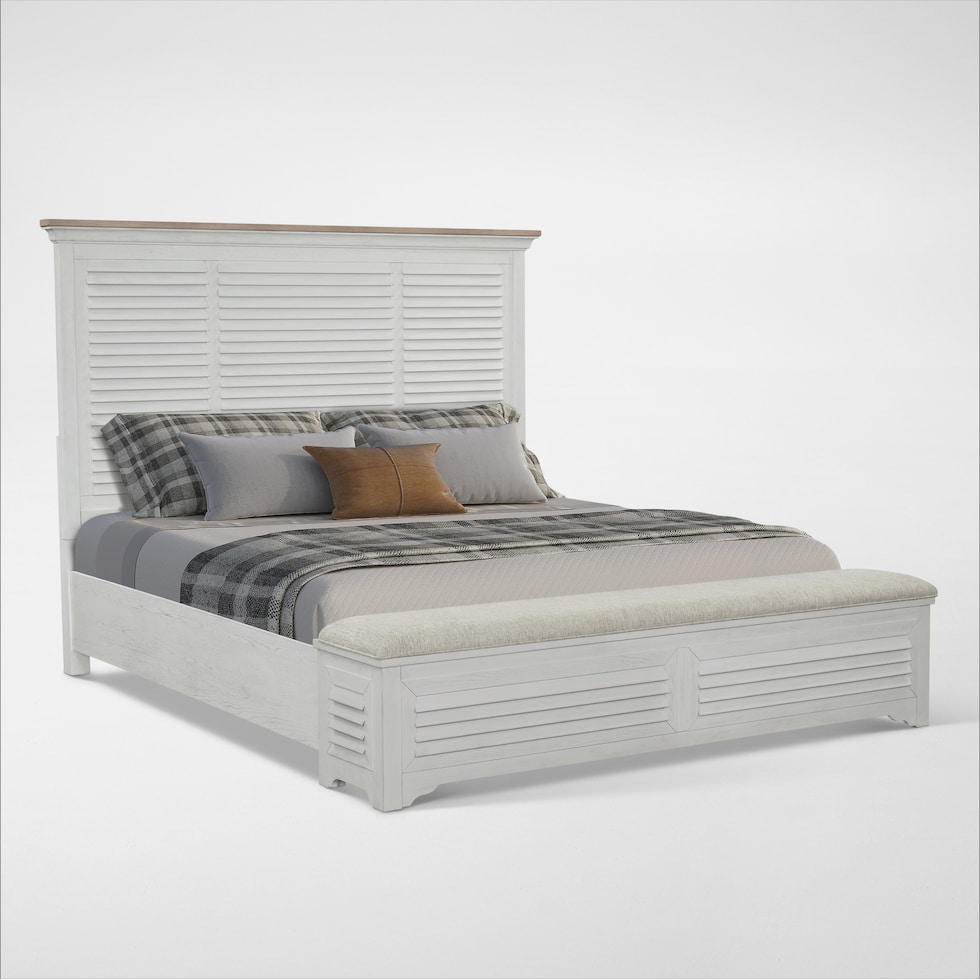 cape may light brown  pc queen bedroom   