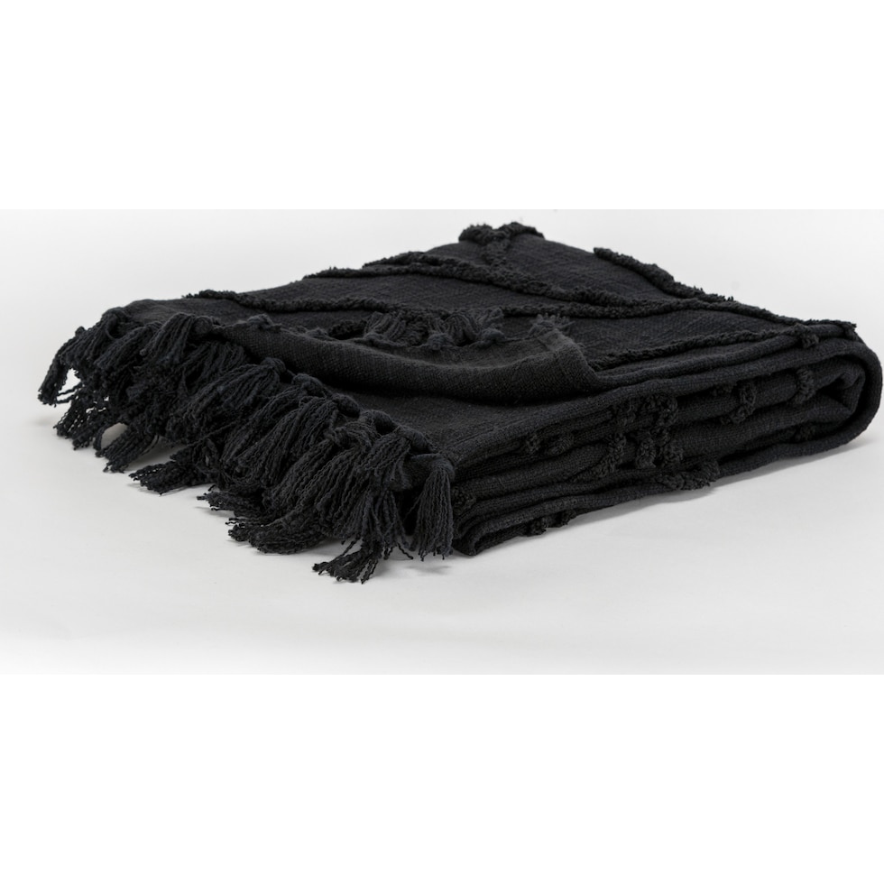 capra black blanket   