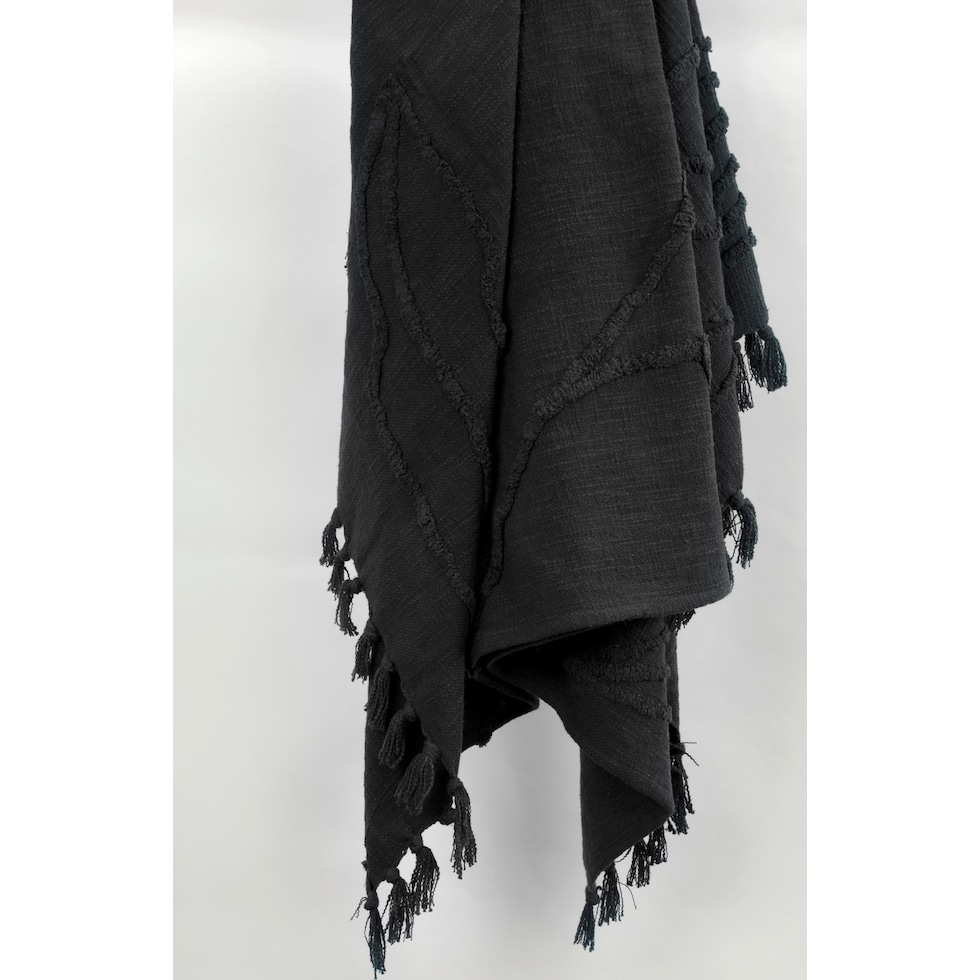 capra black blanket   