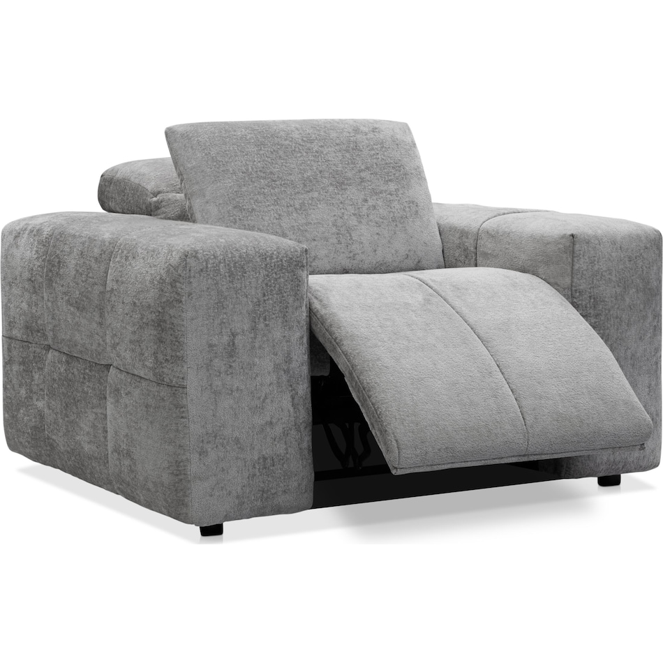 caprice silver power recliner   