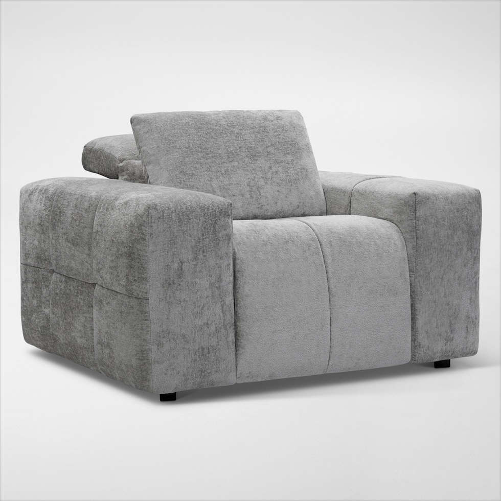 caprice silver recliner   