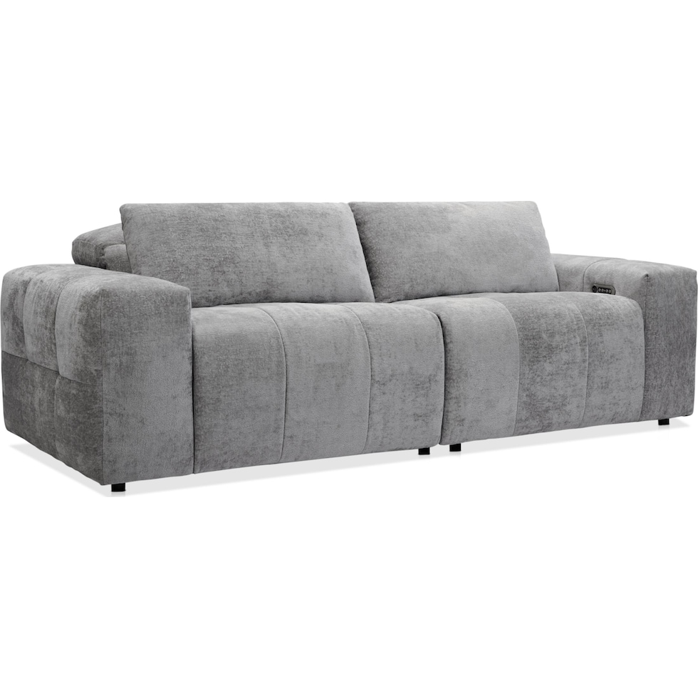 caprice silver sofa   