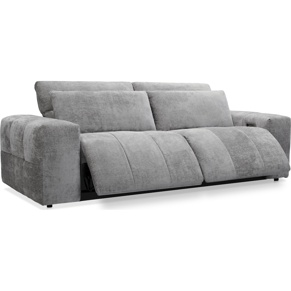 caprice silver sofa   