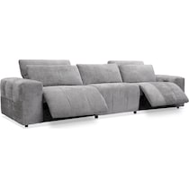 caprice silver sofa   