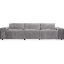 caprice silver sofa   