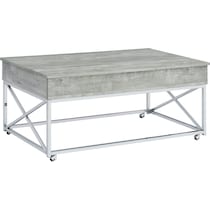 caraway gray lift top coffee table   