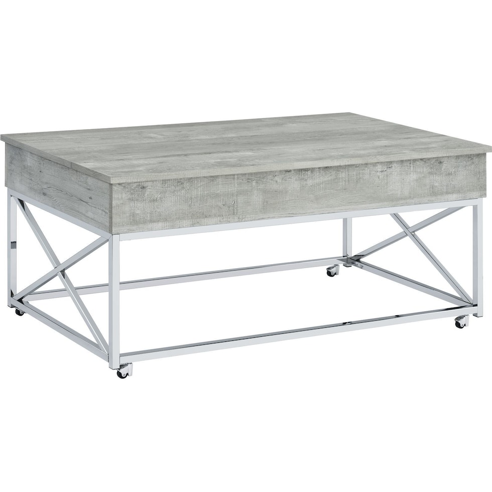 caraway gray lift top coffee table   