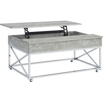 caraway gray lift top coffee table   