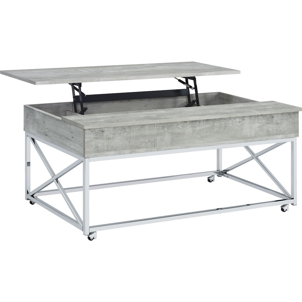 caraway gray lift top coffee table   