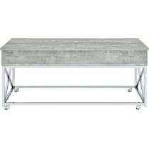 caraway gray lift top coffee table   