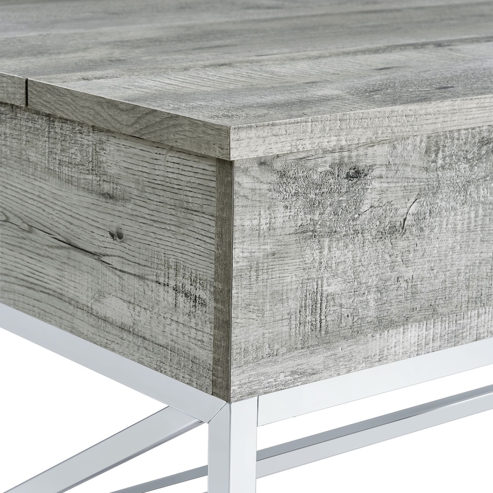 caraway gray lift top coffee table   