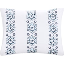 carise blue queen bedding set   
