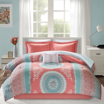 carise multicolor full queen bedding set   